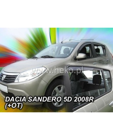 Deflettore vento HEKO HO13106 2 Pezzi Frontale