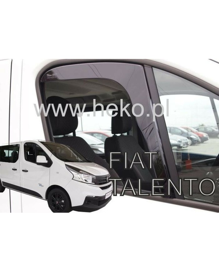 Deflettore vento HEKO HO27189 FIAT Talento renault trafic iii 2014 OPEL VIVARO Frontale 2 Pezzi