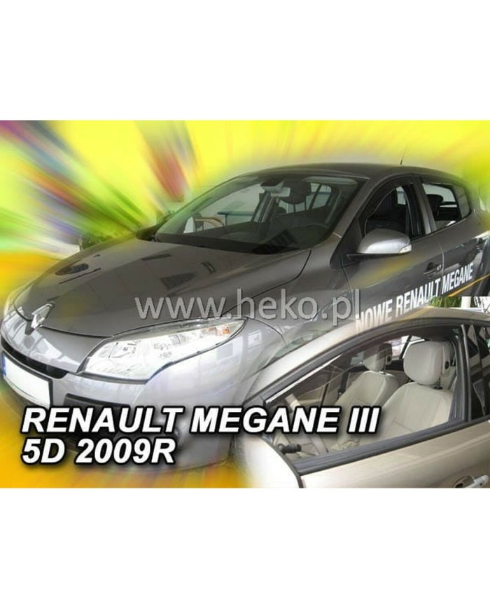 Deflettore vento HEKO HO27176 RENAULT Megane III Frontale 2 Pezzi Deflettore vento HEKO HO27176 RENAULT Megane III Frontale 2 Pezzi