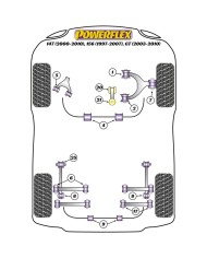Silentblock Powerflex PFR1-819-14 Barra di Rinforzo