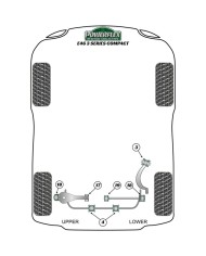 Silentblock Powerflex PFR5-4626 Posteriore
