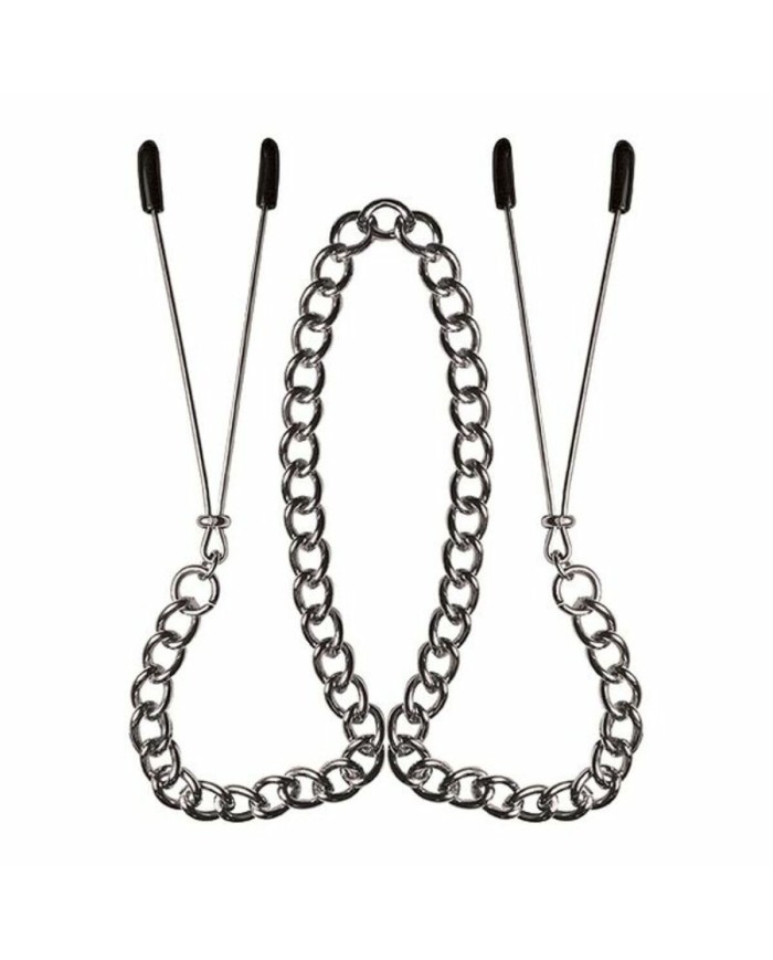 Morsetti per Capezzoli Tug On My Heart Sexperiments SS510-84 Morsetti per Capezzoli Tug On My Heart Sexperiments SS510-84