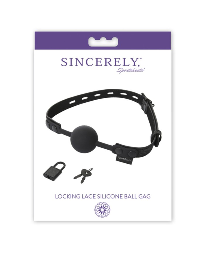 Solid Ball Gag Sincerely Locking Sportsheets Solid Ball Gag Sincerely Locking Sportsheets