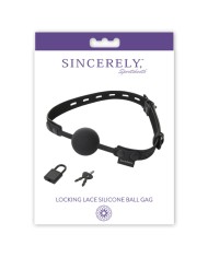 Solid Ball Gag Sincerely Locking Sportsheets Solid Ball Gag Sincerely Locking Sportsheets