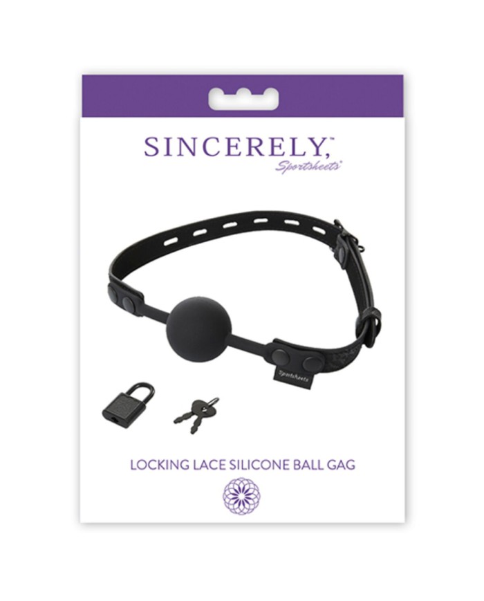Solid Ball Gag Sincerely Locking Sportsheets Solid Ball Gag Sincerely Locking Sportsheets