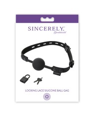 Solid Ball Gag Sincerely Locking Sportsheets Solid Ball Gag Sincerely Locking Sportsheets