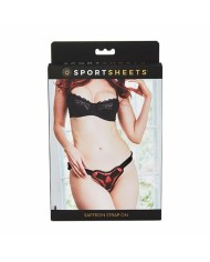 Cinghia New Comers Sportsheets Nero/Rosso 100 % Poliuretano