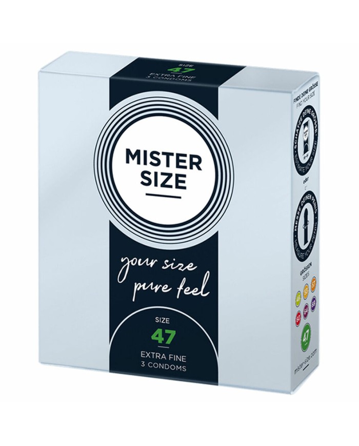 Preservativi Mister Size Extra sottili (47 mm)