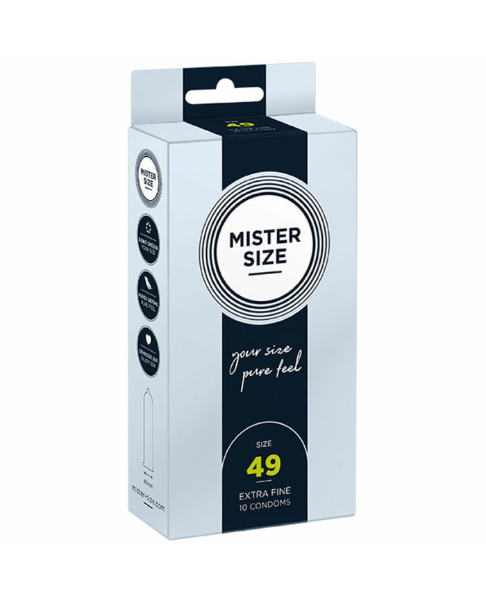 Preservativi Mister Size Extra sottili (49 mm)