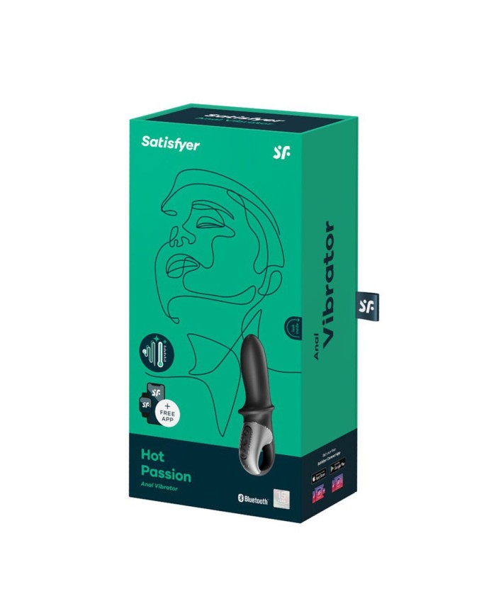 Massaggiatore Prostatico Satisfyer Hot Passion Nero Massaggiatore Prostatico Satisfyer Hot Passion Nero