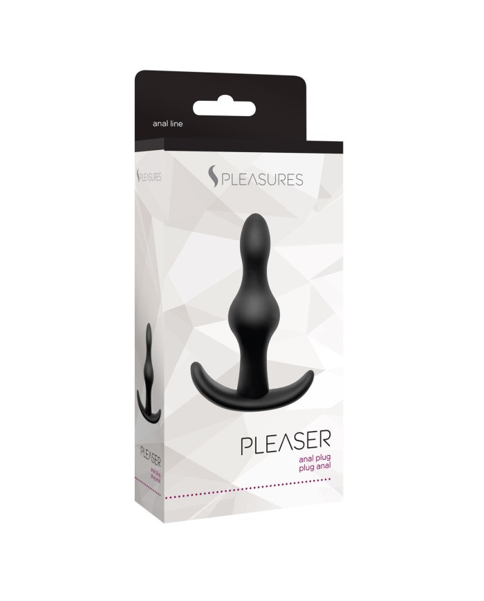 Plug Anale S Pleasures Nero Plug Anale S Pleasures Nero