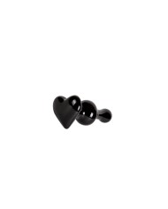Plug Anale S Pleasures Nero Plug Anale S Pleasures Nero