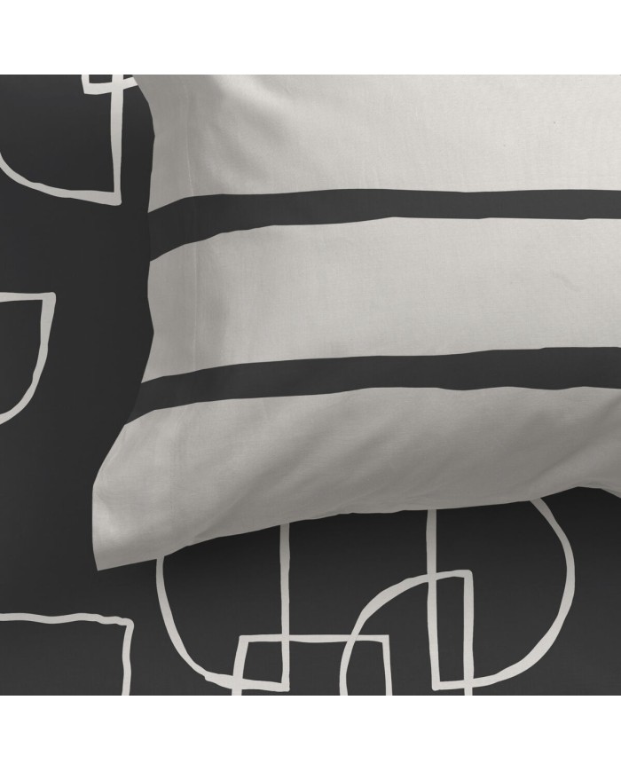 Lenzuolo con angoli HappyFriday BLANC Multicolore 180 x 200 x 32 cm