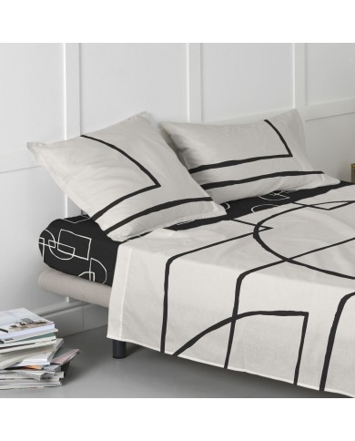 Lenzuolo con angoli HappyFriday BLANC Multicolore 180 x 200 x 32 cm Lenzuolo con angoli HappyFriday BLANC Multicolore 180 x 200 x 32 cm