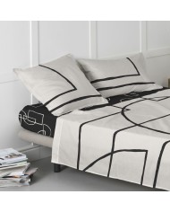 Lenzuolo con angoli HappyFriday BLANC Multicolore 180 x 200 x 32 cm