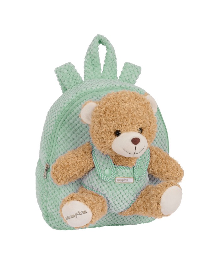 Zaino per Bambini Safta Orsetto di Peluche Turchese 23 x 27 x 7,5 cm Zaino per Bambini Safta Orsetto di Peluche Turchese 23 x 27 x 7,5 cm