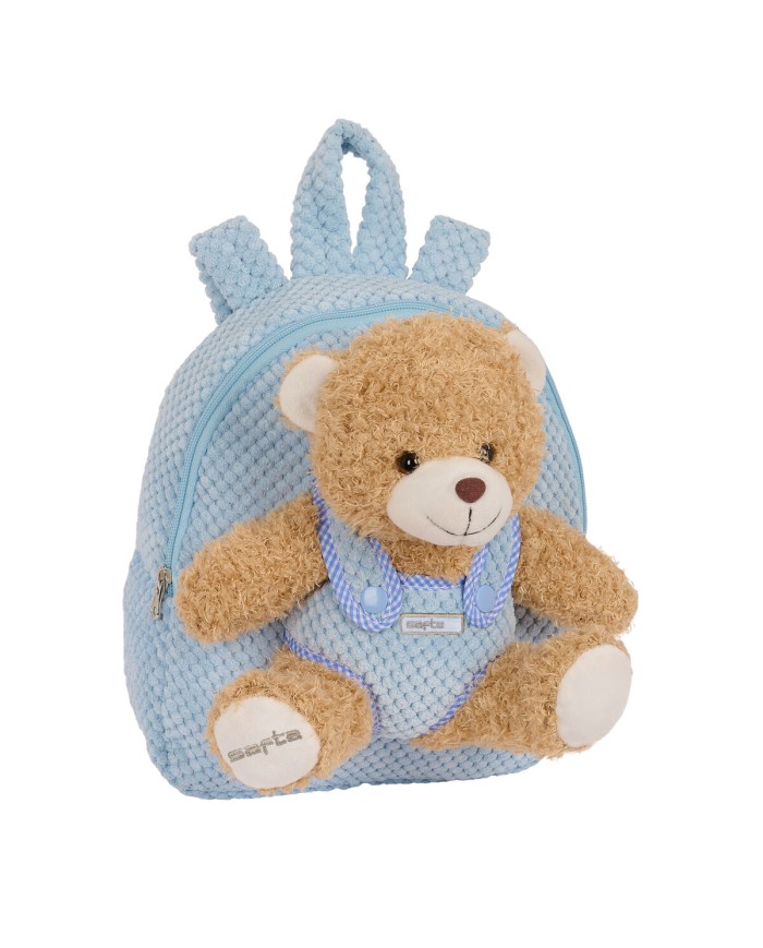 Zaino per Bambini Safta Orsetto di Peluche Azzurro 23 x 27 x 7,5 cm Zaino per Bambini Safta Orsetto di Peluche Azzurro 23 x 27 x 7,5 cm