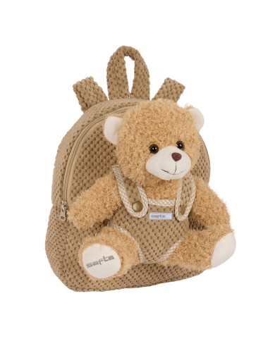 Zaino per Bambini Safta Orsetto di Peluche Marrone 23 x 27 x 7,5 cm Zaino per Bambini Safta Orsetto di Peluche Marrone 23 x 27 x 7,5 cm