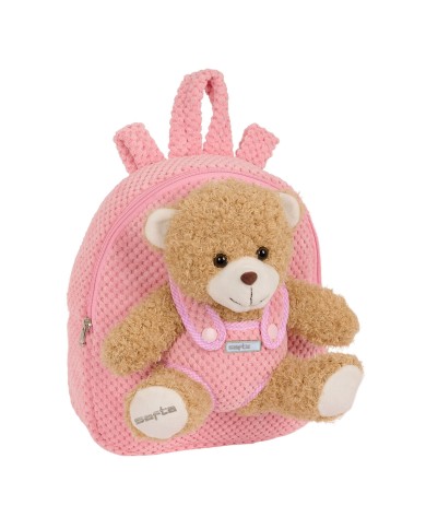 Zaino per Bambini Safta Orsetto di Peluche Rosa 23 x 27 x 7,5 cm Zaino per Bambini Safta Orsetto di Peluche Rosa 23 x 27 x 7,5 cm