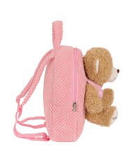 Zaino per Bambini Safta Orsetto di Peluche Rosa 23 x 27 x 7,5 cm Zaino per Bambini Safta Orsetto di Peluche Rosa 23 x 27 x 7,5 cm