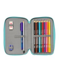 Astuccio Doppio Baby Shark Surfing Azzurro Bianco 12.5 x 19.5 x 4 cm (28 Pezzi) Astuccio Doppio Baby Shark Surfing Azzurro Bianco 12.5 x 19.5 x 4 cm (28 Pezzi)