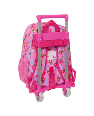 Trolley per la Scuola Trolls Rosa 26 x 34 x 11 cm