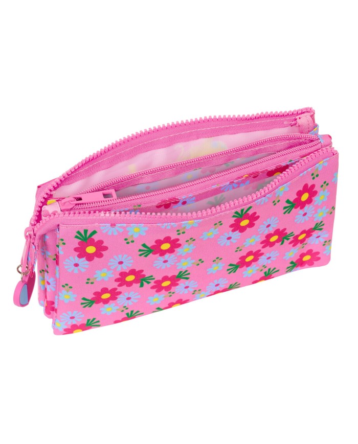 Portaoggetti Triplo Trolls Rosa 22 x 12 x 3 cm Portaoggetti Triplo Trolls Rosa 22 x 12 x 3 cm