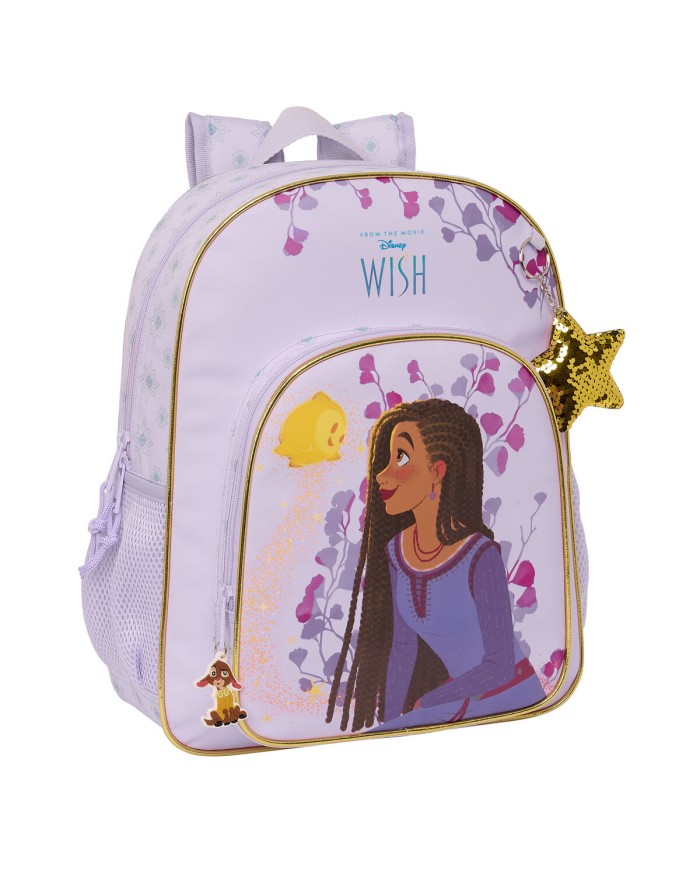 Zaino Scuola Wish Lilla 32 X 38 X 12 cm