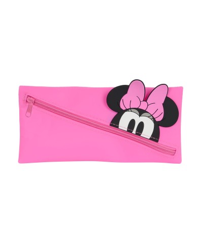 Astuccio Scuola Minnie Mouse Rosa 22 x 11 x 1 cm