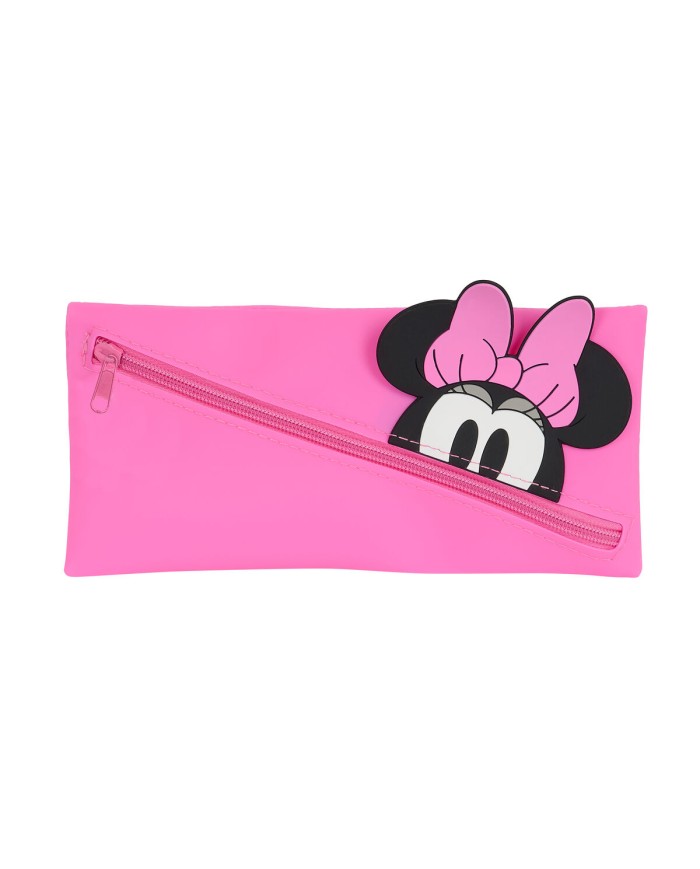Astuccio Scuola Minnie Mouse Rosa 22 x 11 x 1 cm Astuccio Scuola Minnie Mouse Rosa 22 x 11 x 1 cm