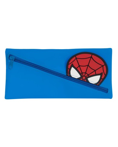 Astuccio Scuola Spider-Man Blu Marino 22 x 11 x 1 cm
