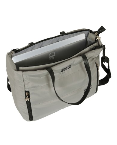 Borsa Minnie Mouse Teen Sand Trapunta Grigio 40 x 31 x 17 cm Borsa Minnie Mouse Teen Sand Trapunta Grigio 40 x 31 x 17 cm