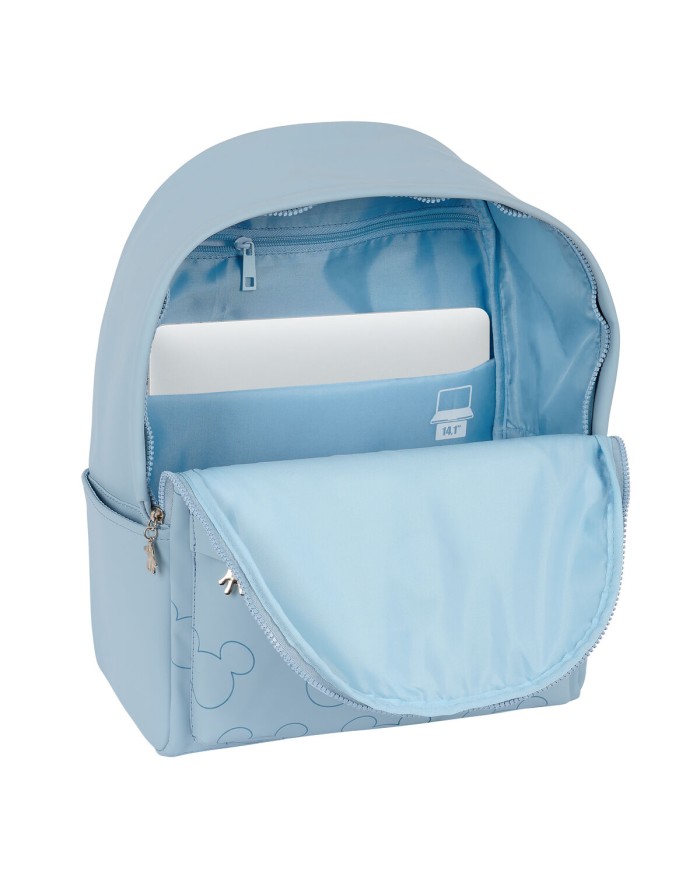 Zaino per Portatile Mickey Mouse Clubhouse Teen Snow Azzurro 31 x 40 x 16 cm Zaino per Portatile Mickey Mouse Clubhouse Teen Snow Azzurro 31 x 40 x 16 cm