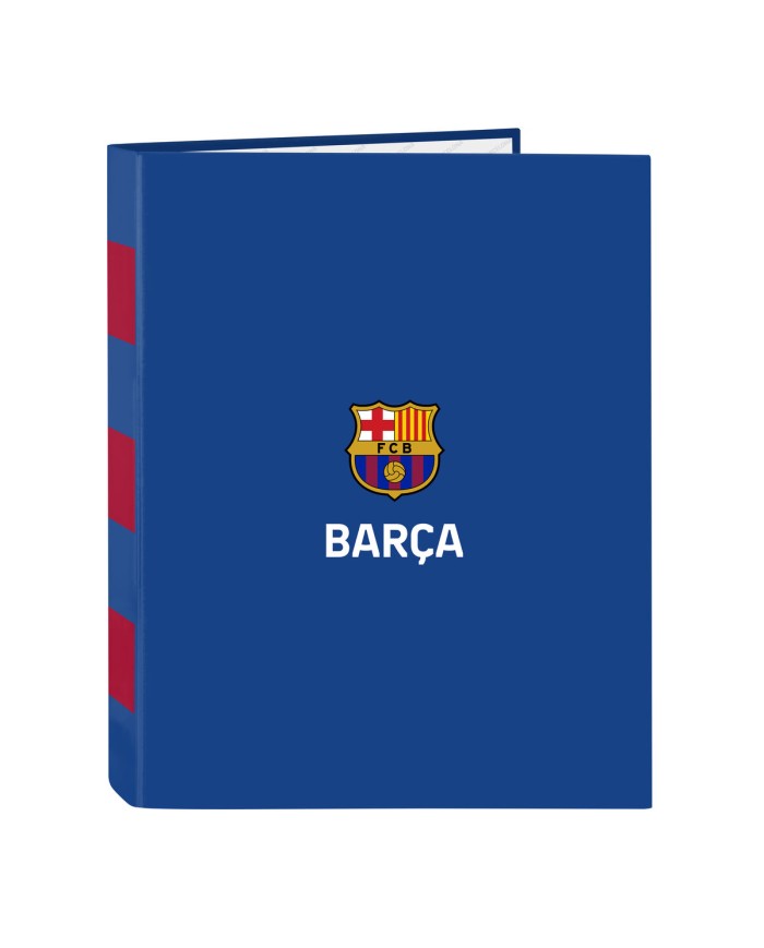 Raccoglitore ad anelli F.C. Barcelona Azzurro Rosso Granato A4 26.5 x 33 x 4 cm