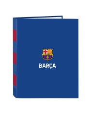 Raccoglitore ad anelli F.C. Barcelona Azzurro Rosso Granato A4 26.5 x 33 x 4 cm