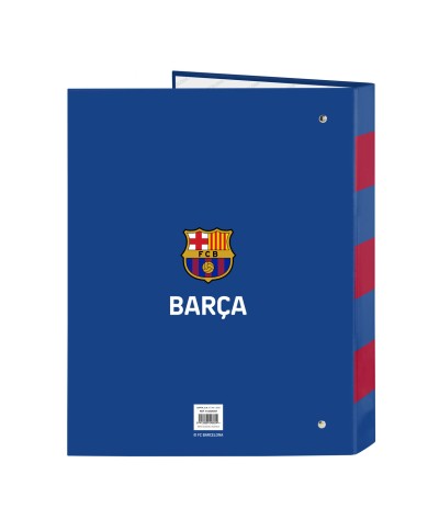 Raccoglitore ad anelli F.C. Barcelona Azzurro Rosso Granato A4 26.5 x 33 x 4 cm Raccoglitore ad anelli F.C. Barcelona Azzurro Rosso Granato A4 26.5 x 33 x 4 cm