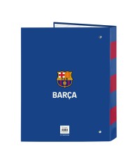 Raccoglitore ad anelli F.C. Barcelona Azzurro Rosso Granato A4 26.5 x 33 x 4 cm