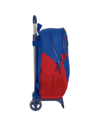 Trolley per la Scuola F.C. Barcelona Azzurro Rosso Granato 32 x 44 x 16 cm