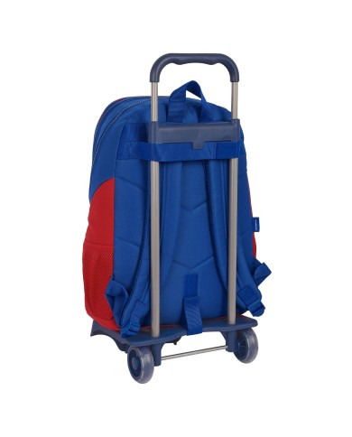 Trolley per la Scuola F.C. Barcelona Azzurro Rosso Granato 32 x 44 x 16 cm