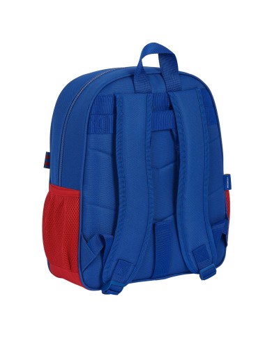 Zaino Scuola F.C. Barcelona Azzurro Rosso Granato 32 X 38 X 12 cm