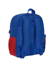 Zaino Scuola F.C. Barcelona Azzurro Rosso Granato 32 X 38 X 12 cm