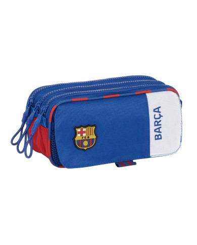 Portaoggetti Doppio F.C. Barcelona Azzurro Rosso Granato 21,5 x 10 x 8 cm
