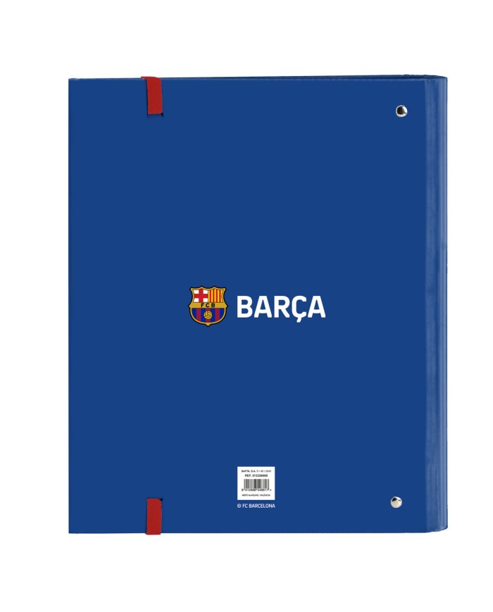 Raccoglitore ad anelli F.C. Barcelona Azzurro Rosso Granato 27 x 32 x 3.5 cm