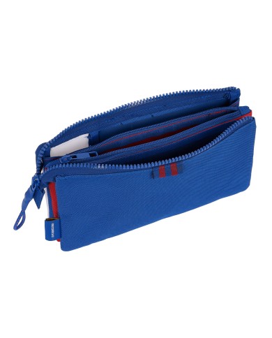 Portaoggetti Doppio F.C. Barcelona Azzurro Rosso Granato 22 x 12 x 3 cm