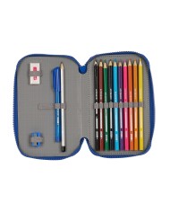 Astuccio Doppio F.C. Barcelona Azzurro Rosso Granato 12.5 x 19.5 x 4 cm (28 Pezzi) Astuccio Doppio F.C. Barcelona Azzurro Rosso Granato 12.5 x 19.5 x 4 cm (28 Pezzi)