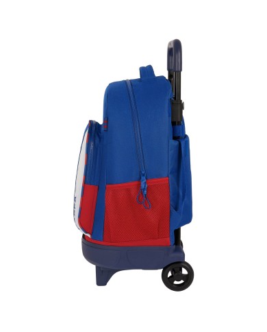 Trolley per la Scuola F.C. Barcelona Azzurro Rosso Granato 33 X 45 X 22 cm