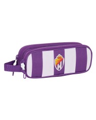 Portaoggetti Doppio Real Valladolid C.F. Bianco Viola 21 x 8 x 6 cm Portaoggetti Doppio Real Valladolid C.F. Bianco Viola 21 x 8 x 6 cm