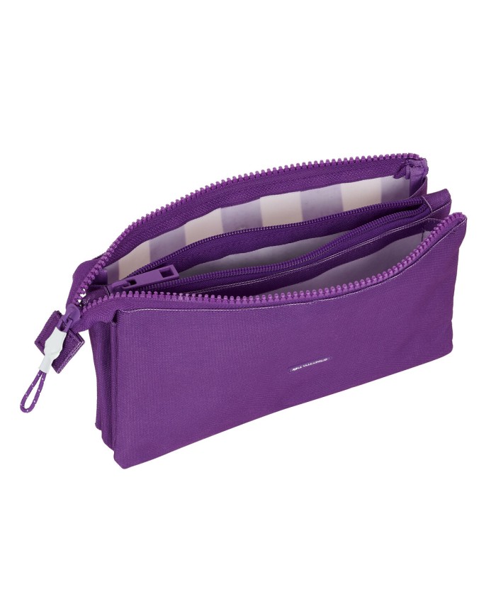 Portaoggetti Doppio Real Valladolid C.F. Viola 22 x 12 x 3 cm