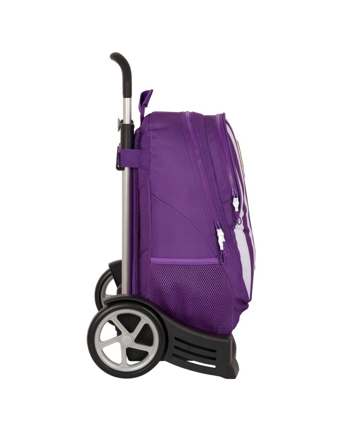 Trolley per la Scuola Real Valladolid C.F. Viola 32 x 44 x 16 cm Trolley per la Scuola Real Valladolid C.F. Viola 32 x 44 x 16 cm
