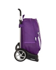 Trolley per la Scuola Real Valladolid C.F. Viola 32 x 44 x 16 cm Trolley per la Scuola Real Valladolid C.F. Viola 32 x 44 x 16 cm